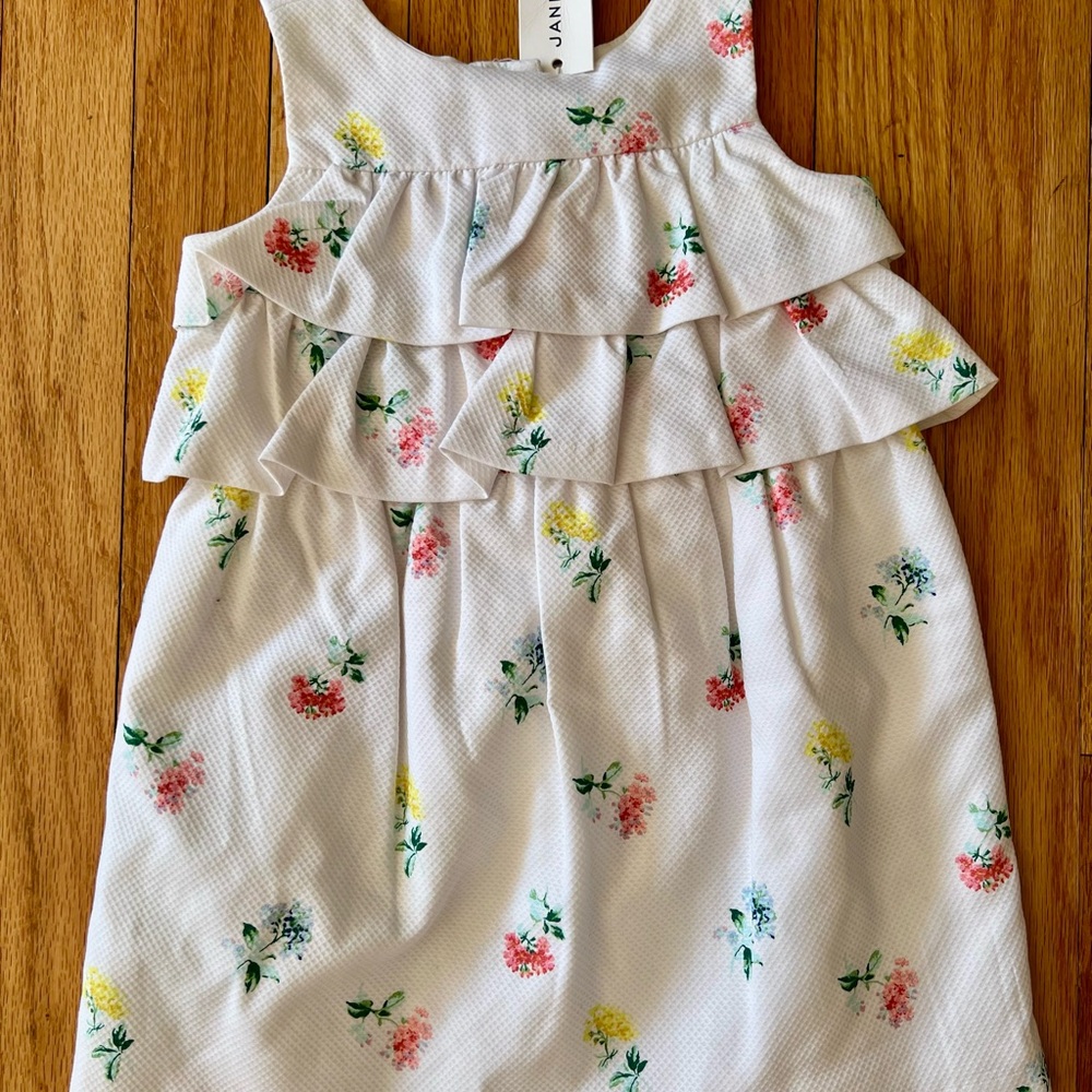 NWT 2T Janie and Jack Cotton Floral Dress